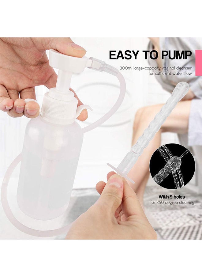 300ml Capacity Reusable Feminine Wash Bottle Cleansing System Personal Douche Manual Pressure Clean Bidet Accessories for Women - pzsku/ZD53619D83341A9B2FA16Z/45/_/1686975995/ac81ae6a-ed8f-431c-a18c-c6c757d92f95