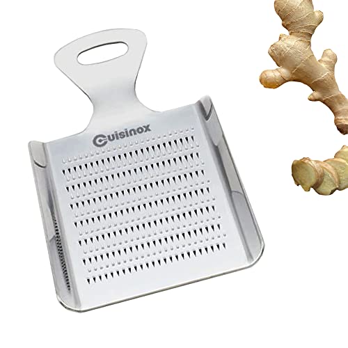 Cuisinox Stainless Steel Nutmeg Chocolate and Ginger Grater, 4.3" x 3" - Image 1