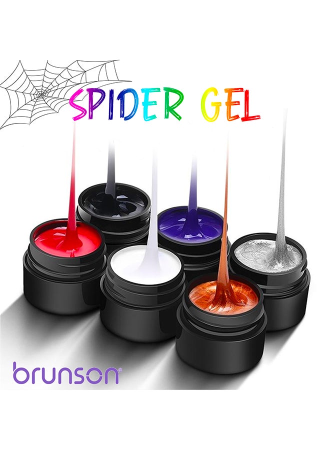 brunson طلاء جل أظافر رسم شبكة العنكبوت BSG011 - Image 2