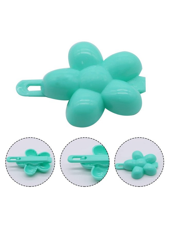 FZBNSRKO 100Pcs Color Mini Hair Clipschildren'S Hairpin For Little Girls(Flower'S Style) - Image 2