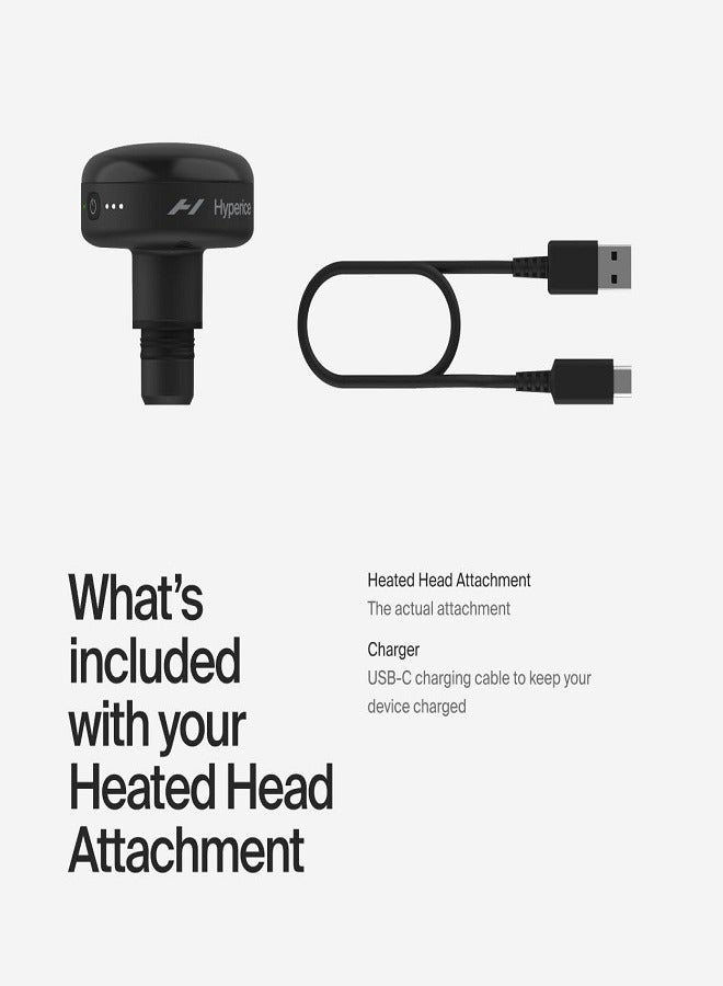 HYPERICE Hypervolt Heated Head Attachment – Compatible with All Hypervolt Models – Relax and Loosen Sore and Tight Muscles - FSA and HSA Eligible  - Image 2