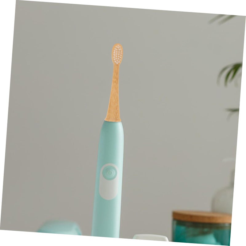 4pcs Bamboo Replacement Toothbrush Heads for Hum Soft Bristle Electric Toothbrush Easy Install - Image 5