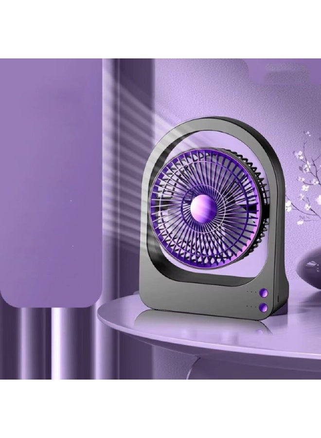 Denx DX2625 Desktop Circulating Fan 5W | 3 Speed Portable Table Fan with 1/2/3 Hour Timer | 5 Blade Mini Fan for Home & Office | 1 Year Warranty - Image 3