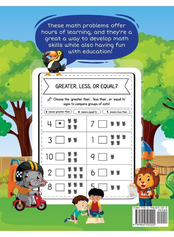 Math Workbook Grade 1: Fun Addition, Subtraction, Number Bonds, Fractions  - Image 2