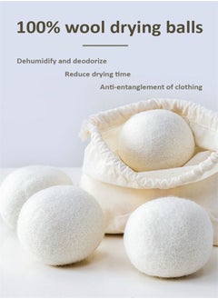 M MIAOYAN 6-Piece Wool Drying Balls Set Anti-Wrinkle and Anti-Static Balls for Dry Clothes  - Image 2