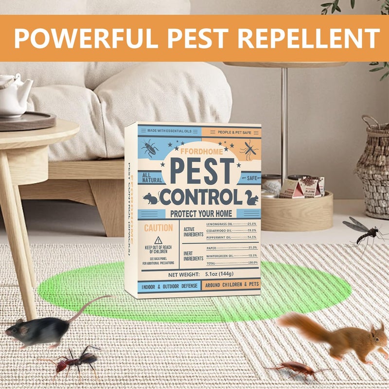 Pest Control Balls - Peppermint Pest Repellent for Mouse, Mice, Rats, Ants, Roaches, Moths u0026 More - Strong Repel Indoor u0026 Outdoor Mouse u0026 Mosquito Deterrent - 8 Balls - Image 5