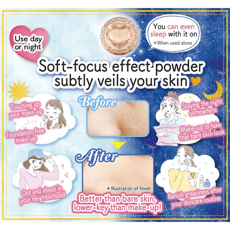 CANMAKE Secret Beauty Powder 0.19 oz (5.5g) (M01 Clear (Medicated Type)) - Image 5
