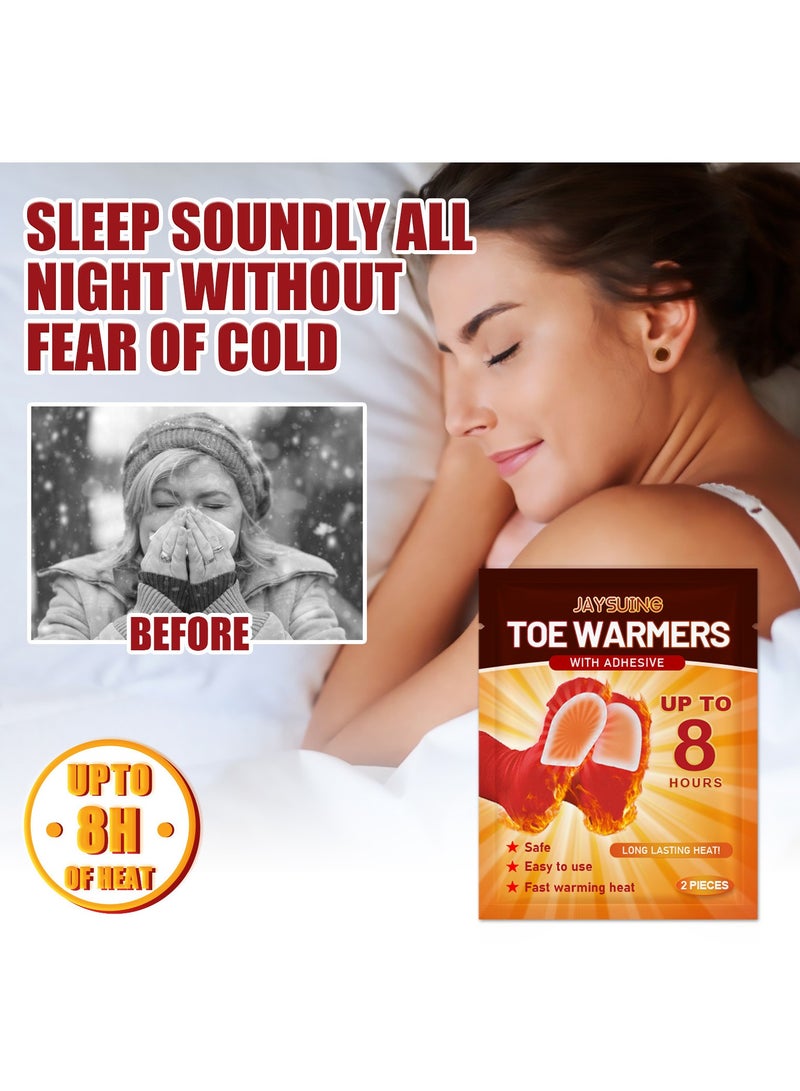 جايسوينغ جهاز تدفئة أصابع القدم بمادة لاصقة للتدفئة والحفاظ على دفء القدمين لمدة تصل إلى 8 ساعات 10 قطع - Image 3