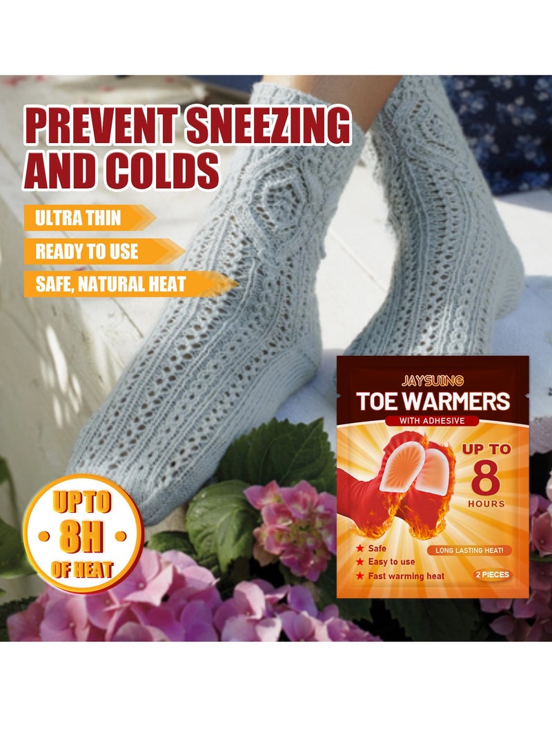 جايسوينغ جهاز تدفئة أصابع القدم بمادة لاصقة للتدفئة والحفاظ على دفء القدمين لمدة تصل إلى 8 ساعات 10 قطع - Image 5