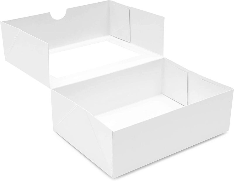 BIG BOX 20 PIECE SIZE 9X6X2 White 6 BROWNIE Bakery Boxes AutoPopup Treat Boxes for Muffins Donuts and Pastries - Image 3