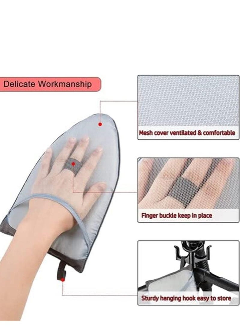 Household glue hot hand ironing gloves, waterproof and anti-steam gloves with rings, full set of protective clothing steaming gloves, clothes steamer accessories (pointed toe)  - Image 3