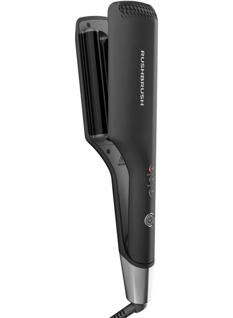 Rush Brush M1 Hair Curling Iron, Black, Ceramic - Image 2