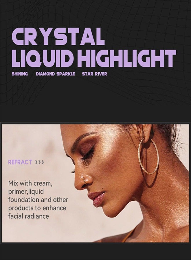 Sheloves Liquid Highlighter Makeup(03 Rose Gold) Face Highlighter Bronzer Makeup Stick, Natural Glossy Finish, Lightweight Blendable Silky Smooth Cream Face Illuminator, Perfectly Blends Into Foundation - Image 4