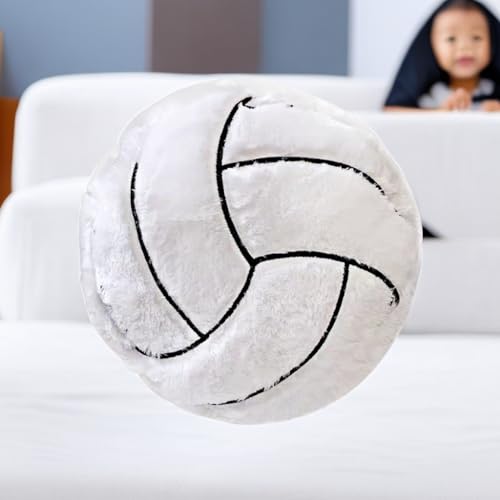 OPHRBU Volleyball Sports Pillow Fluffy Soft Throw Pillow Toy 14 Durable Sport Basketball Plush ToysPlush Pillow Toys Gift for Kids Boy Girls Children Room Decoration - Image 5