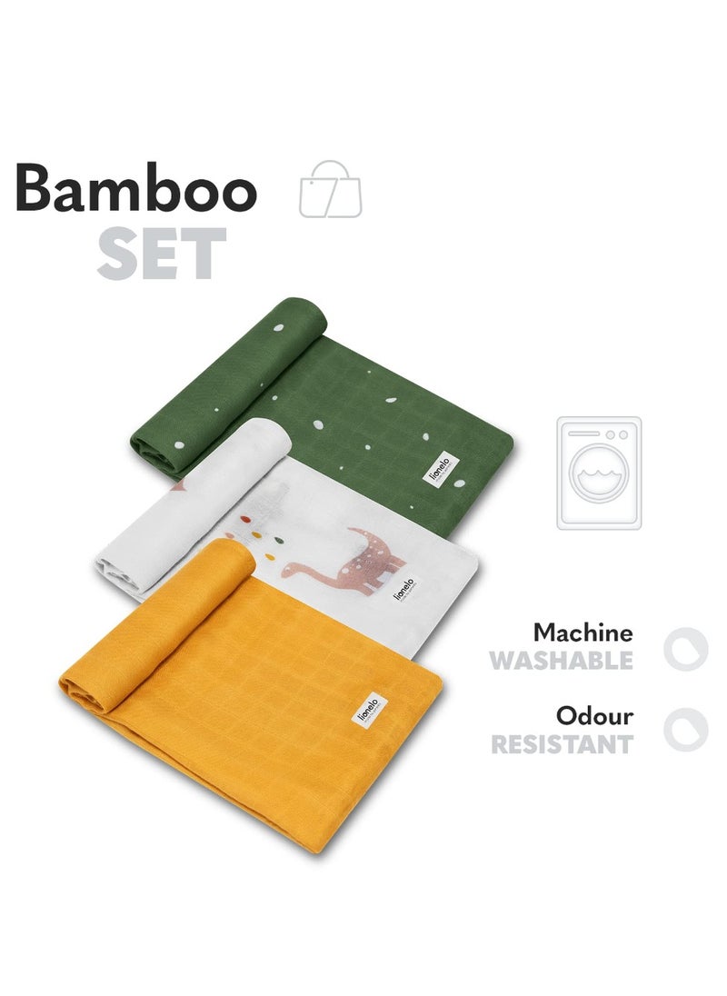 Swaddle Bamboo Box Multicolor Dino