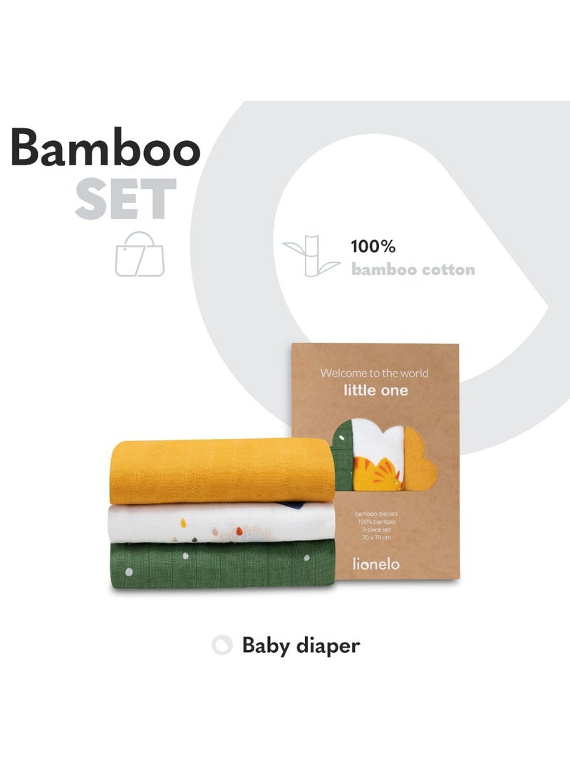Swaddle Bamboo Box Multicolor Dino