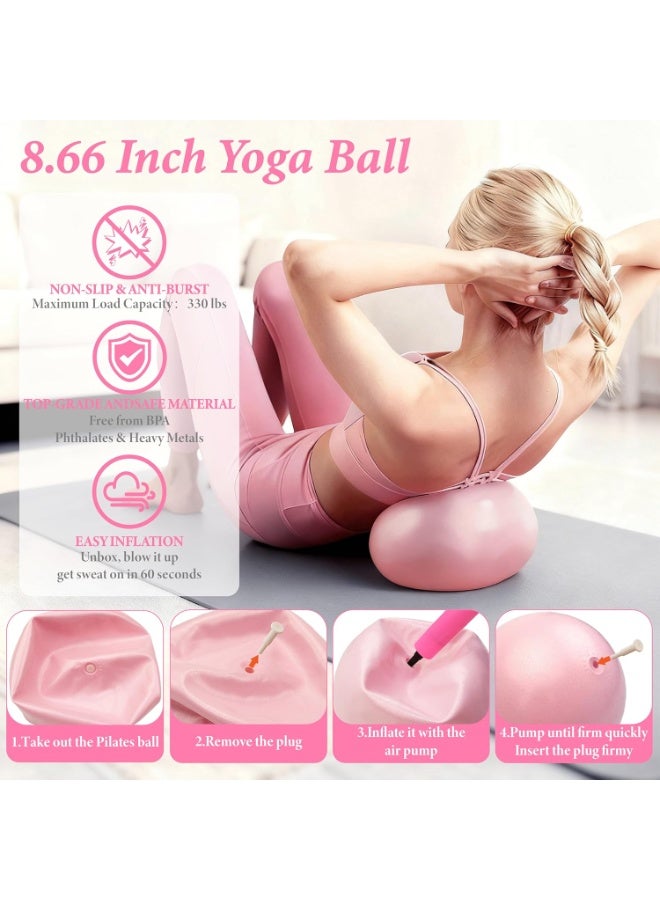 Arabest Pilates Kit for Home Workouts, Pilates Equipment Ring and Ball Set, Pilates Essentials Kit for Women, Home Pilates Workout Kit, Pilates Starter Kit for Women at Gym Studio Travel - Image 3