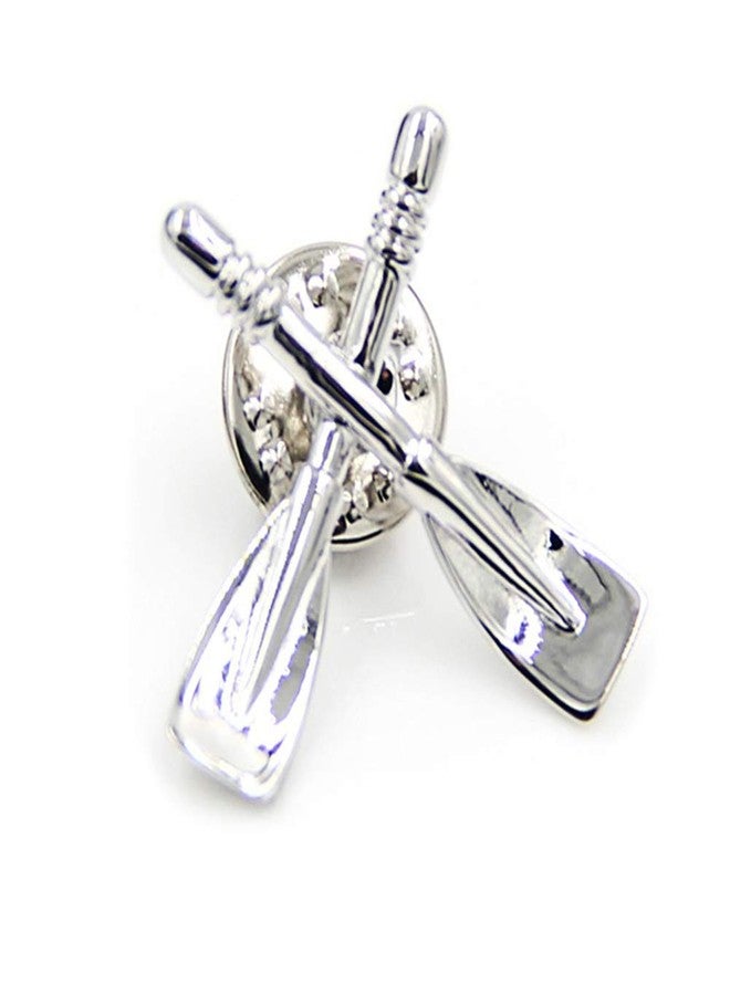Vcufflinks Paddles Oars Crew Rowing Brooch Lapel Pin - Image 1