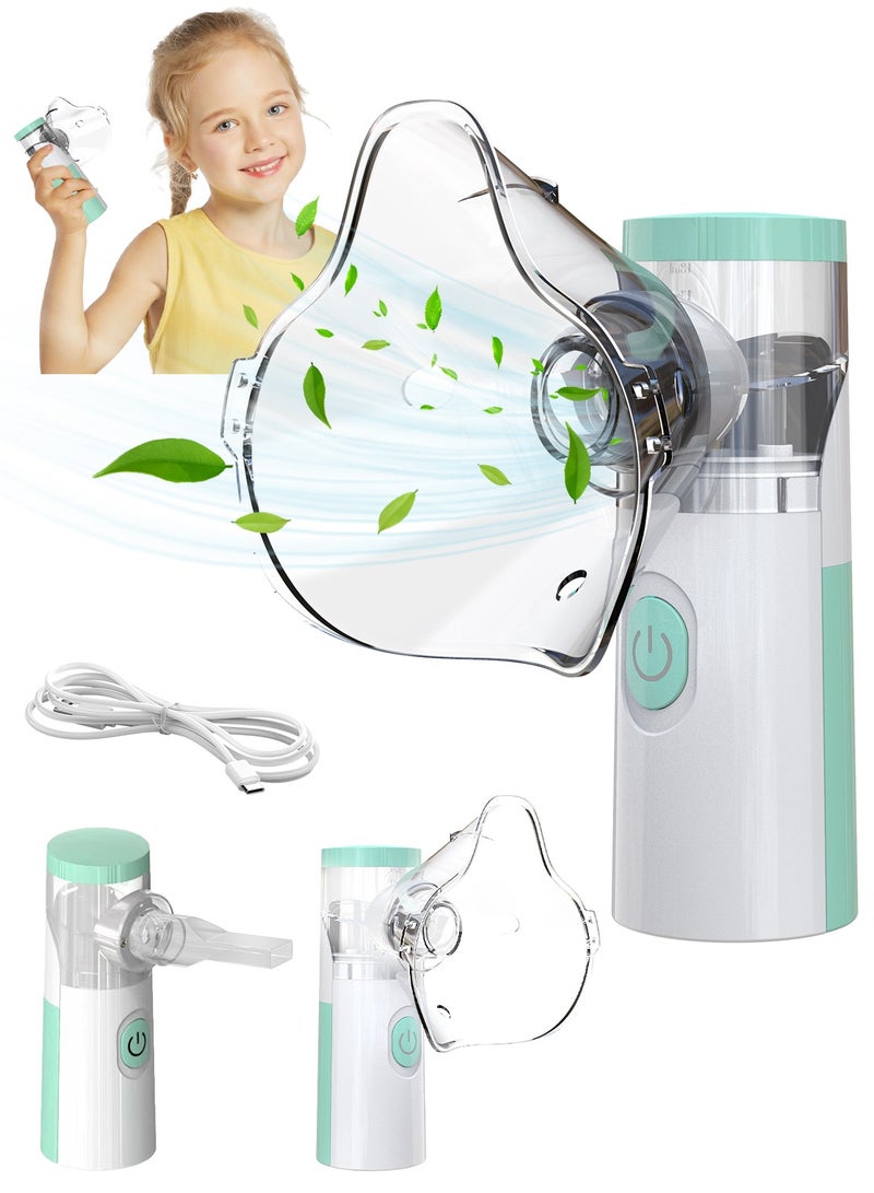 Low Power Consumption Compact Portable Nebulizer Machine, Steam Inhaler Device, Nebulizer Machine for Kids and Adults, Mesh Atomizer Handheld Household Atomizer - Image 2