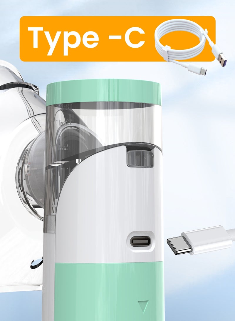 Low Power Consumption Compact Portable Nebulizer Machine, Steam Inhaler Device, Nebulizer Machine for Kids and Adults, Mesh Atomizer Handheld Household Atomizer - Image 4