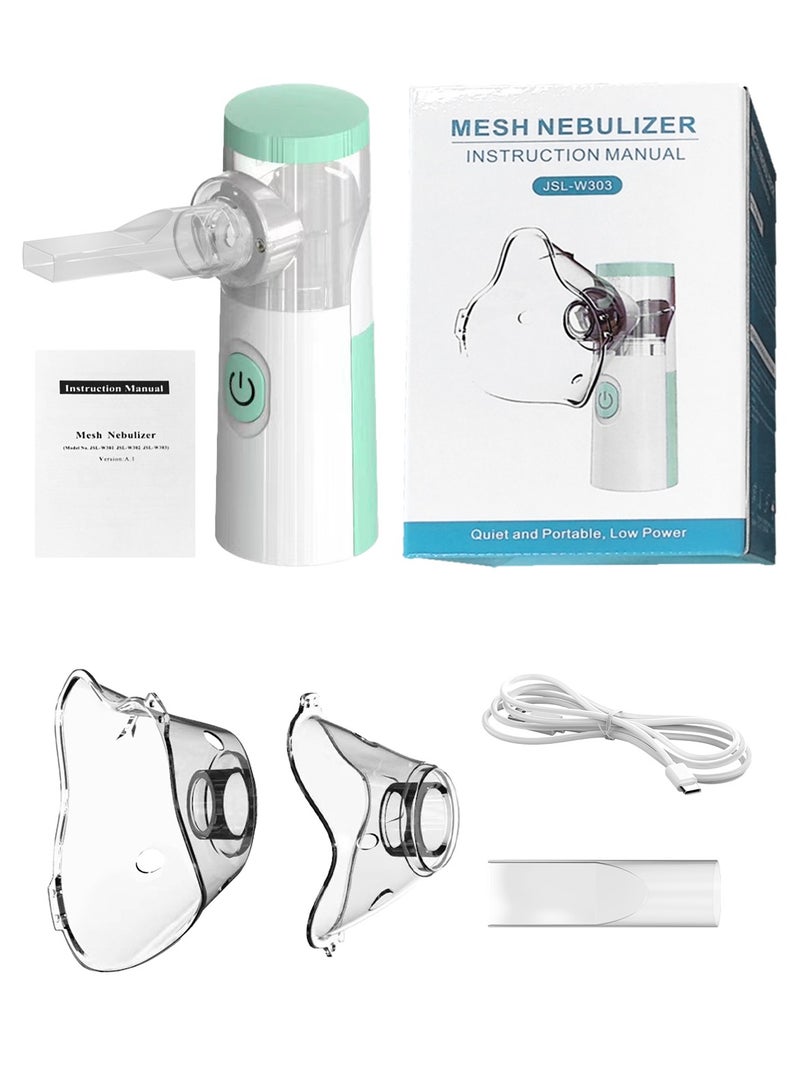 Low Power Consumption Compact Portable Nebulizer Machine, Steam Inhaler Device, Nebulizer Machine for Kids and Adults, Mesh Atomizer Handheld Household Atomizer - Image 5