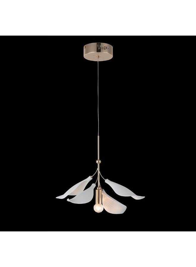 DANUBE HOME Cecilia Pendant Ceramic+Metal D60 Xh120X W60 E14 Golden - Image 4