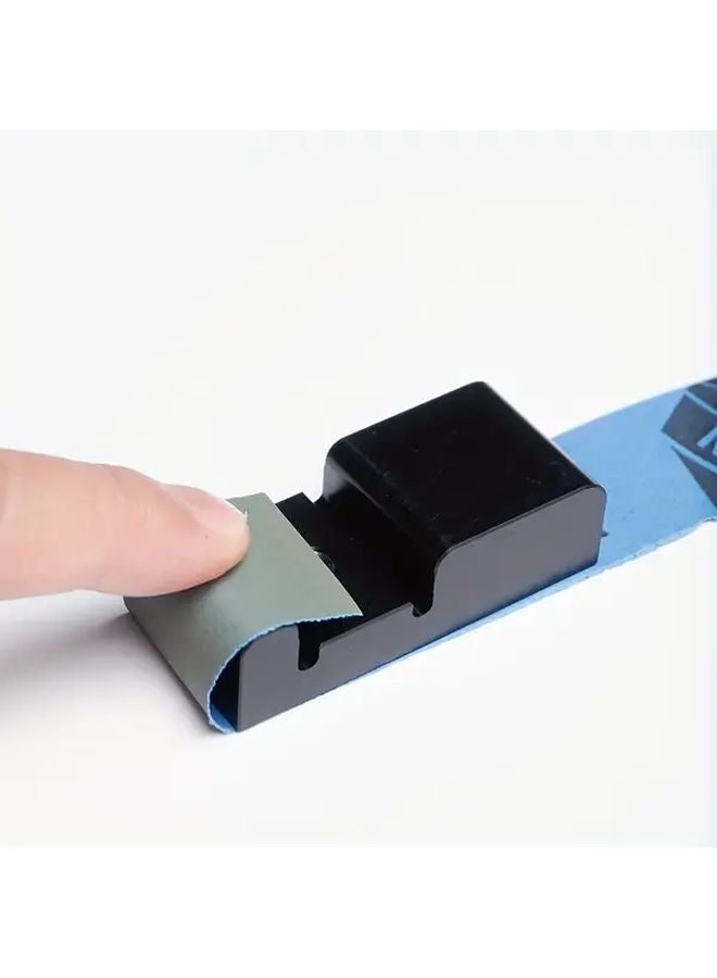 Wedge Model Handheld Sandpaper Holder For Leathercraft Polishing Flat And Inside Corner Grinding - Image 4