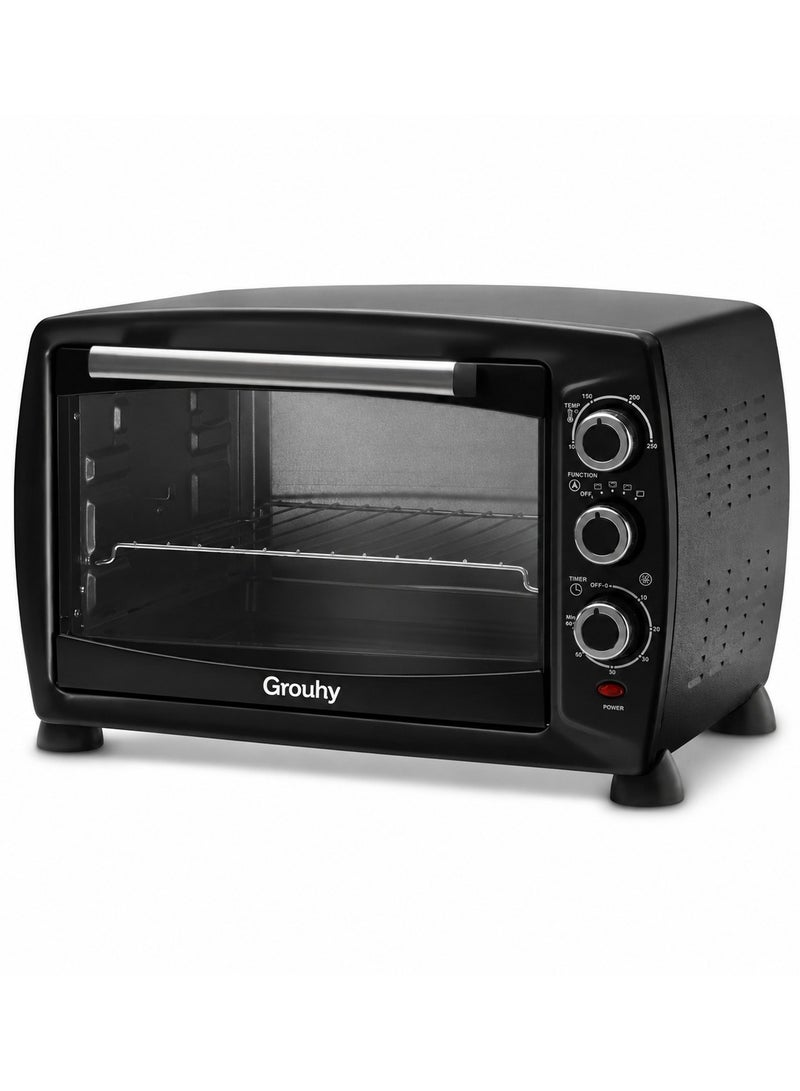 Grouhy Electric Oven 48 Liters grill - 2200 Watt - Black - GVL480V2W - Image 1