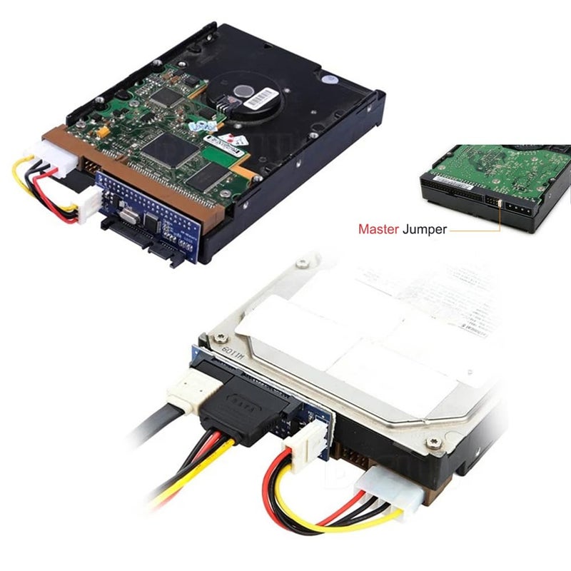 NFHK IDE/PATA 40Pin Disk to SATA Female Converter Adapter PCBA for Desktop 3.5" Hard Disk Drive - Image 3