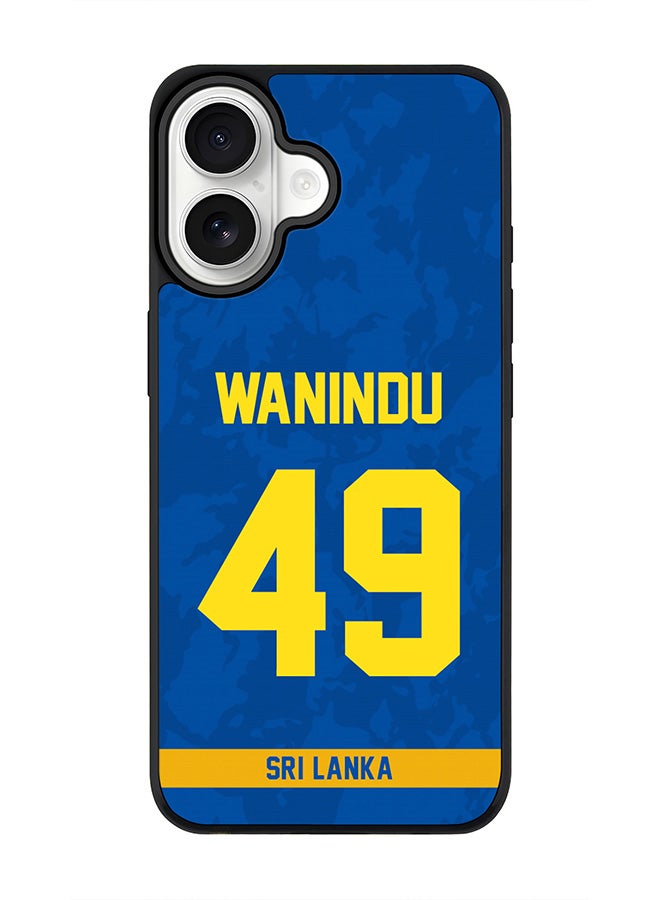 Stylizedd iPhone 17 Case, [Compatible with MagSafe] Slim Magnetic cover Phone Case iPhone 17 -Sri lanka Wanindu Hasaranga, Jersey No 49 - Image 1