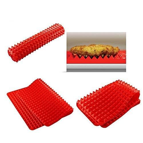 Cozron Cozron 1Pcs Pyramid Pan NonStick Silicone Baking Mat Mould Cooking Mat Oven Baking Tray Silicone Grill Mat Pyramid MultiFunction Baking Pan Microwave Oven Pad 39 285Cm Multicolor - Image 5