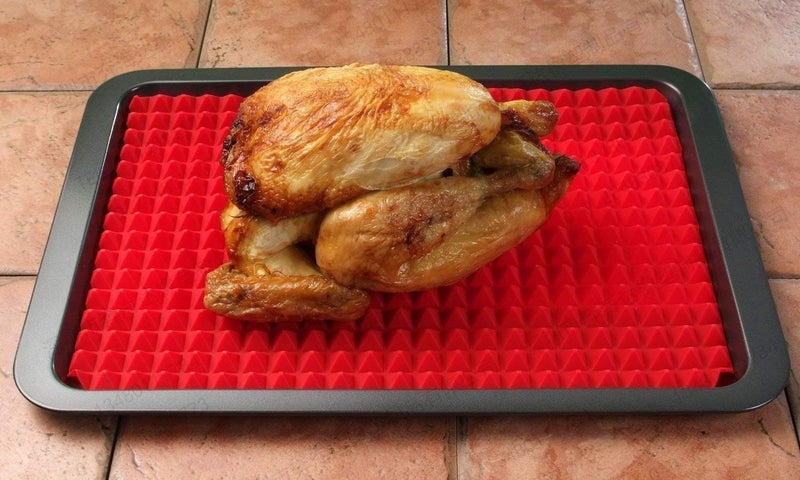 Cozron Cozron 1Pcs Pyramid Pan NonStick Silicone Baking Mat Mould Cooking Mat Oven Baking Tray Silicone Grill Mat Pyramid MultiFunction Baking Pan Microwave Oven Pad 39 285Cm Multicolor - Image 3