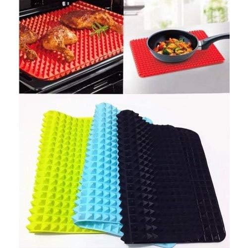 Cozron Cozron 1Pcs Pyramid Pan NonStick Silicone Baking Mat Mould Cooking Mat Oven Baking Tray Silicone Grill Mat Pyramid MultiFunction Baking Pan Microwave Oven Pad 39 285Cm Multicolor - Image 4