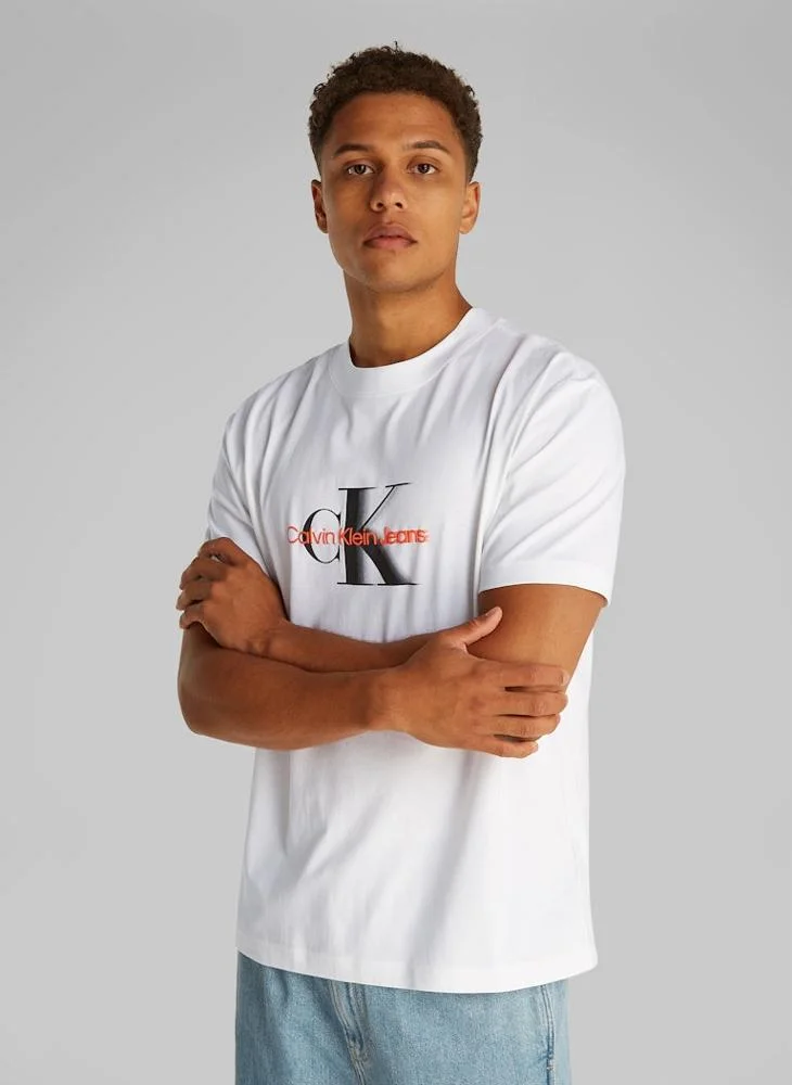 كالفن كلاين جينز Logo Crew Neck T-Shirt