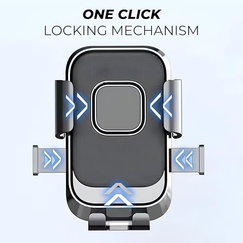 Like Star LikeStar® Mirror Mount Scooty Mobile Holder – 360° Rotation, One-Touch Lock, Anti-Vibration, Shockproof & Secure Grip Phone Mount for All Smartphones – Perfect for Riders & Delivery Use - Image 3