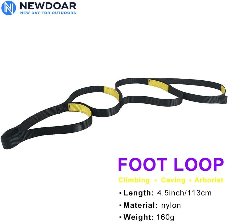 Newdoar Foot Ascender Loop for Climbing Tree Arborist - Image 2