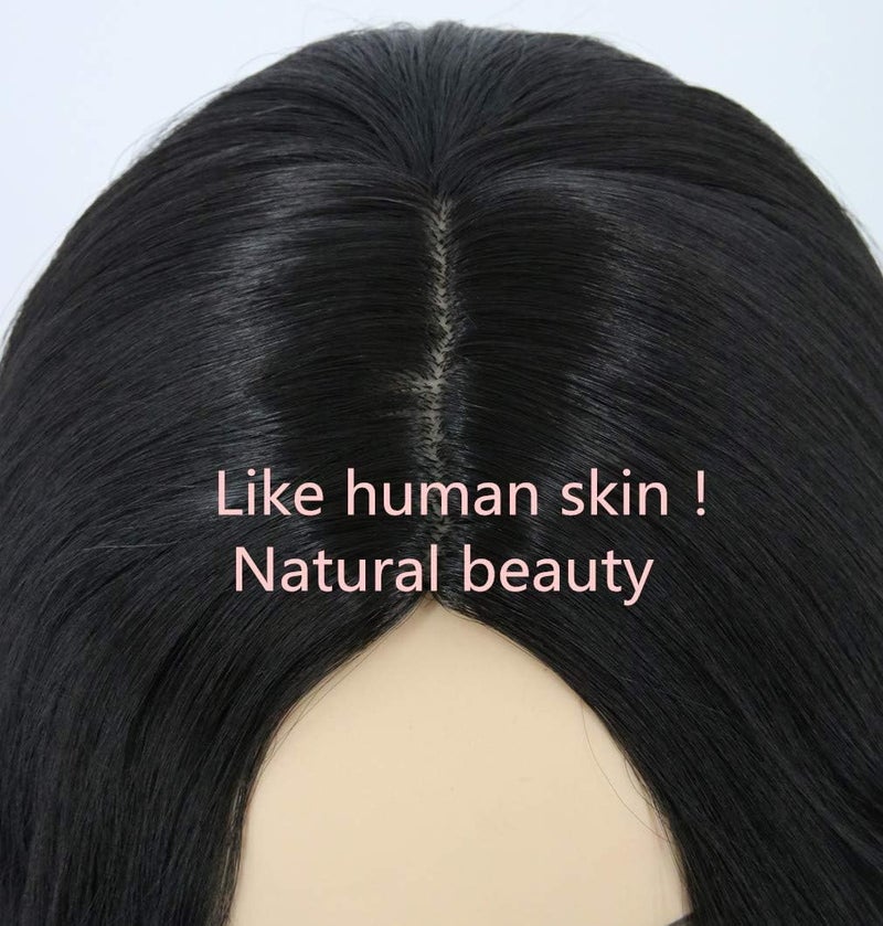 brown leaf Fancy Girls Women Straight Long Hair Wig Perfect Costume Accessories For Cosplay Party And Daily Use Fancy Holi Hair Wig Black - Image 3