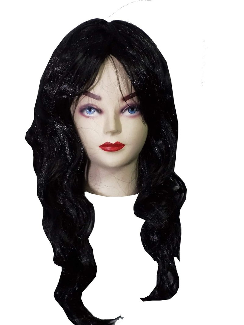 brown leaf Fancy Girls Women Straight Long Hair Wig Perfect Costume Accessories For Cosplay Party And Daily Use Fancy Holi Hair Wig Black - Image 1