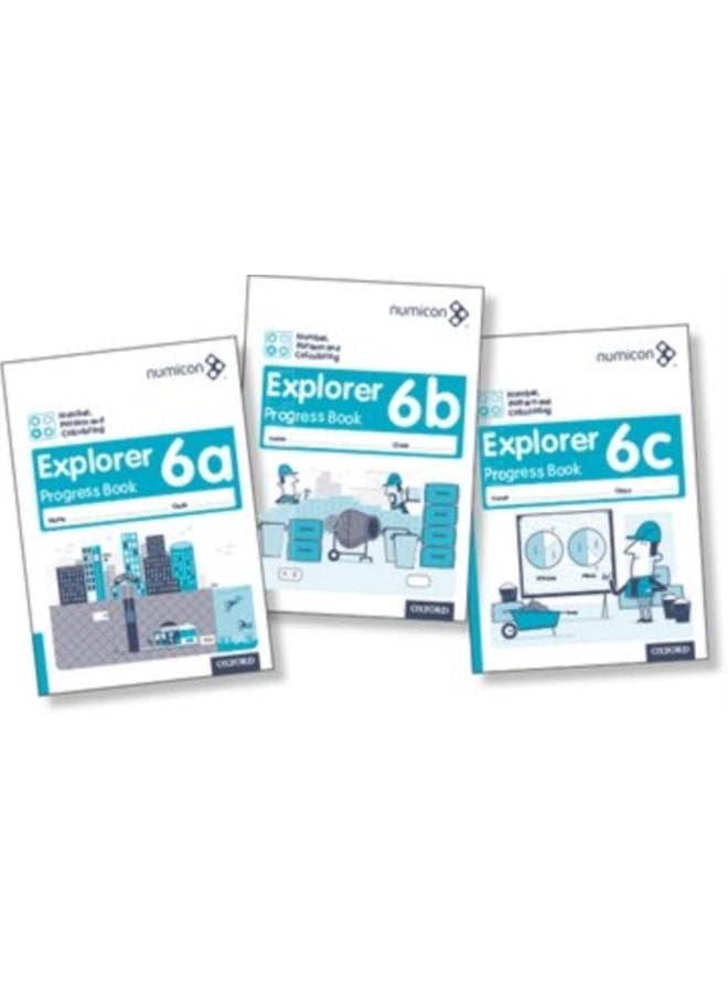 Numicon Number Pattern and Calculating 6 Explorer Progress Books ABC Mixed pack - Paperback