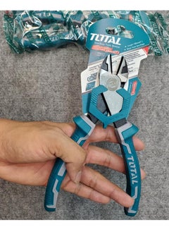 TOTAL Total Heavy Diagonal Cutting Pliers 7" | Heavy-Duty Cr-V Steel for Tough Cuts | Comfortable Two-Color Handle | Ideal for Electrical and Mechanical Work  - Image 2