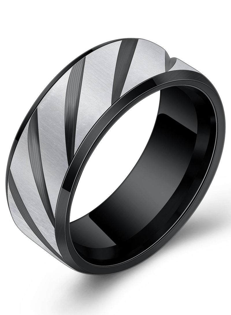 Stainless Steel Solid Polished Signet Ring