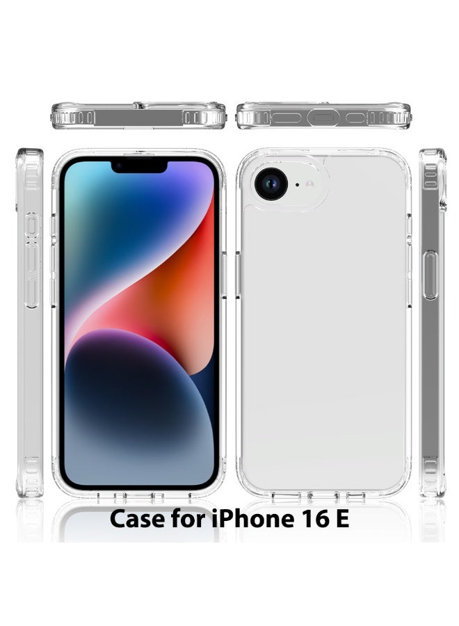 NIBEMINENT Transparent And Scratch Resistant Protective TPU Case Cover For iPhone 16, Berg Crystal - Image 2
