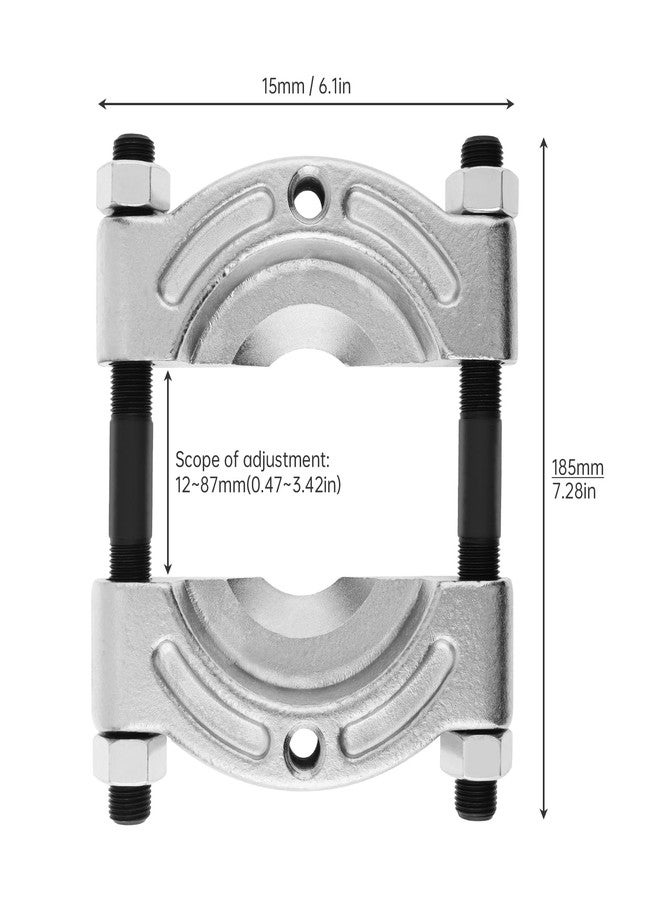 ChgImposs Heavy Duty Bearing Puller with 1/2in to 4-5/8in Jaw for Gear Pinion/Wheel Hub/Bearing Separator, Chrome-Plated Steel Splitter Tool - Image 2