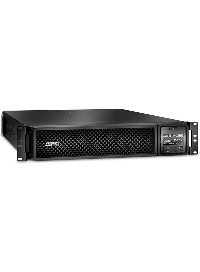 APC Smart-UPS SRT3000XLI 3000VA/2700W Rackmount UPS (Renewed) | 230V Input/Output | USB & Serial Ports | LCD Display | Lead-Acid Battery | Fully Tested with New Battery | 10-Month Battery & 1-Year Service Warranty - Image 3