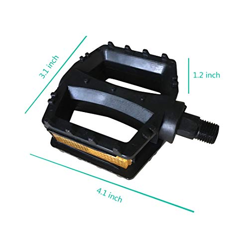 N3od3er Kids Bike Pedals 1/2 Inch Kids 1 Pair Spindle Pedals Resin 16‘’ 18 - Image 2