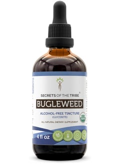 Secrets of the Tribe Secrets Of The Tribe - Bugleweed Tincture Alcohol-Free Extract, Organic Bugleweed (Ze LAN, Lycopus Virginicus) Dried Herb (4 FL OZ)  - Image 1