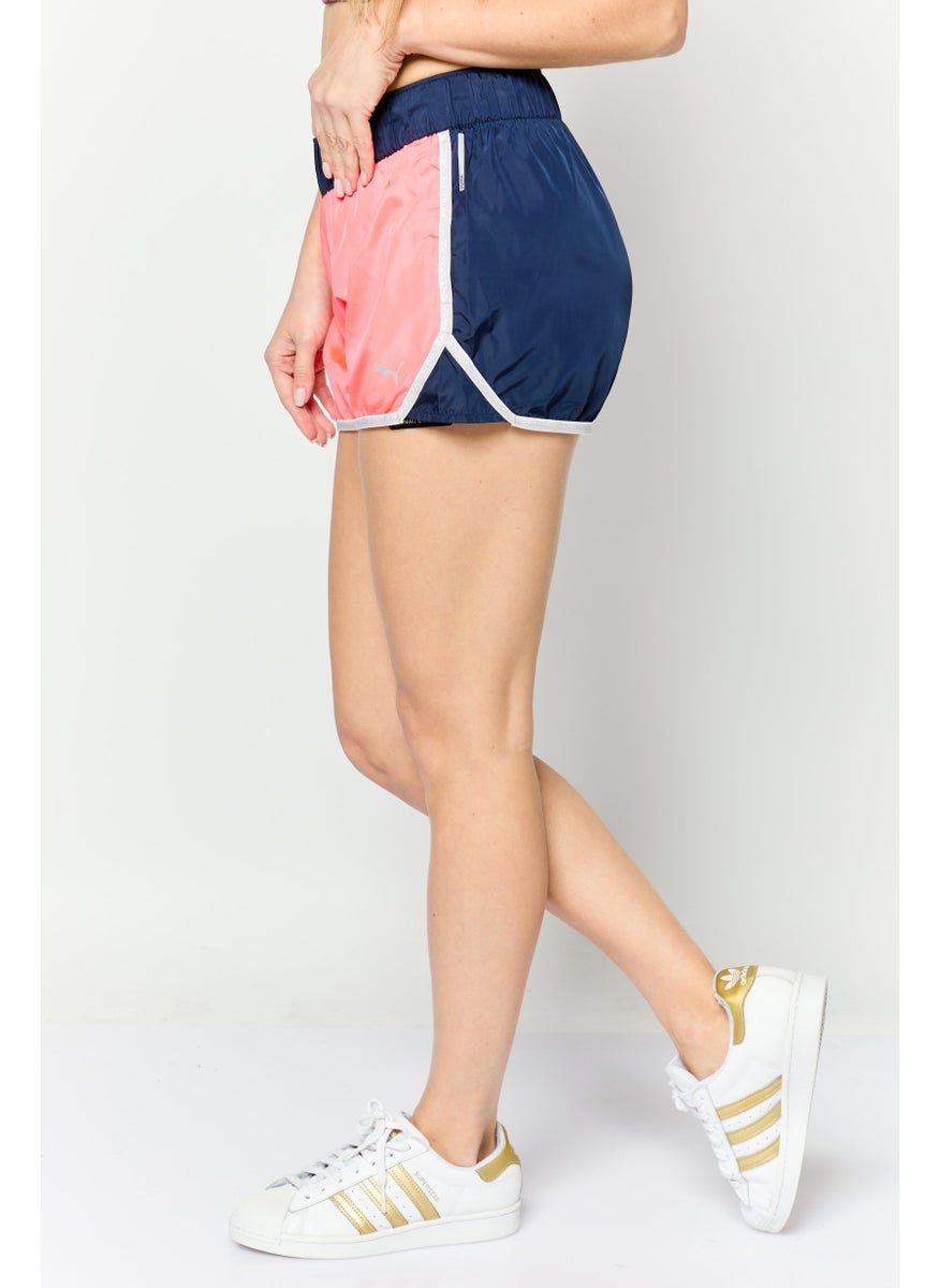 PUMA Women Sportswear Fit Training Shorts, Navy  - Image 2