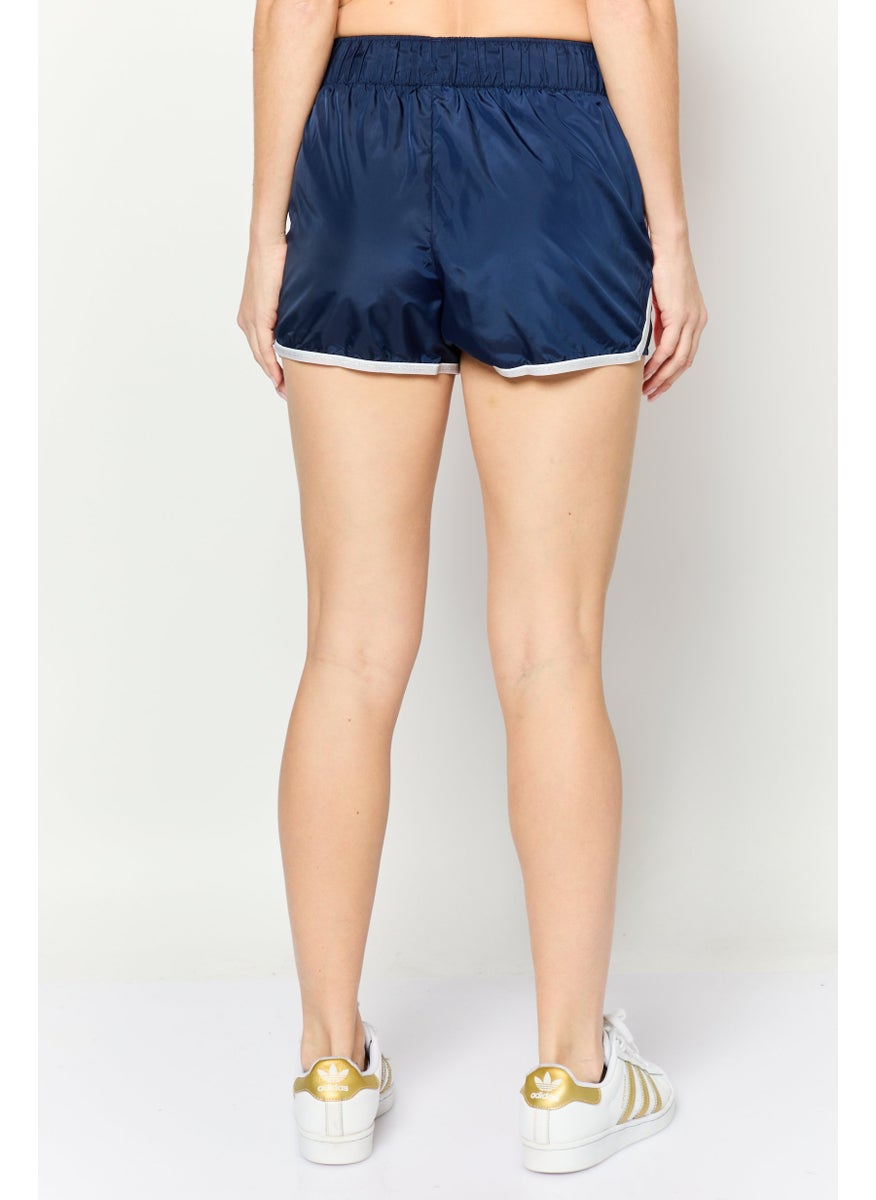 PUMA Women Sportswear Fit Training Shorts, Navy  - Image 4