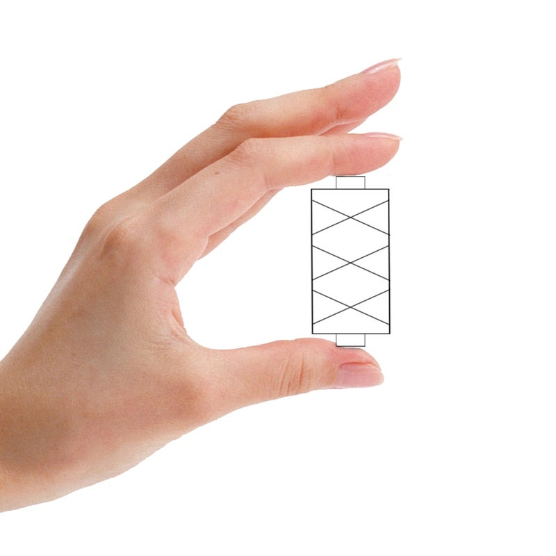 simthread All Purpose Thread Polyester Navy Blue 400 Yards Spool 2 Pack - Image 3