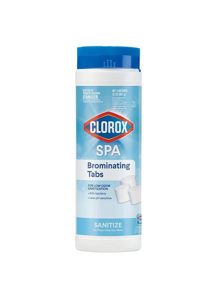 CLOROX POOL & Spa Clorox® Pool&Spa™ Spa Bromine Tablets, For Low-Odor Sanitization, Restores Water Clarity, Fast-Dissolving, 1.5LB (Pack of 1) - Image 1